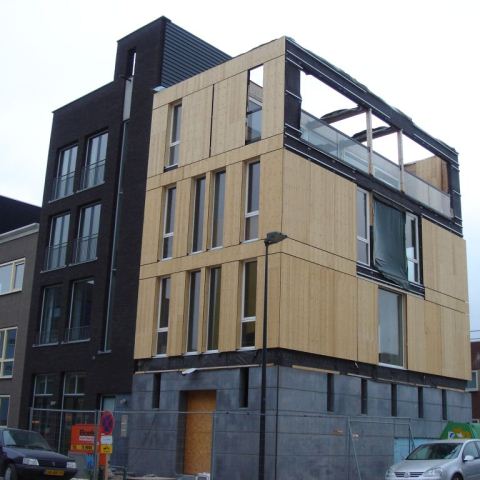 Woonhuis IJburg complete fundering met begane grond vloer.